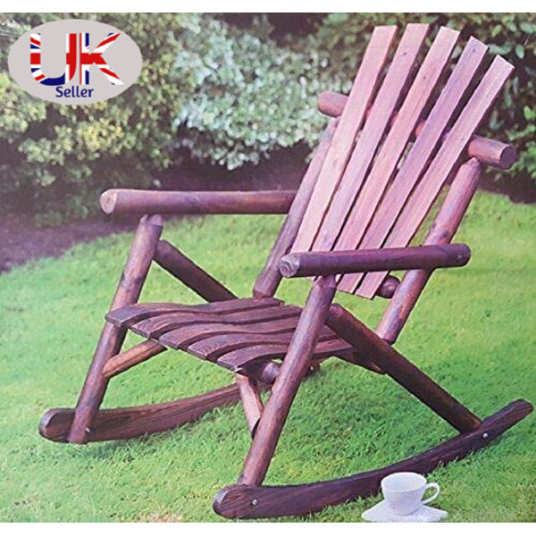 Union Rustic Outdoor Losh Rocking Solid + Manufactured Wood Chair